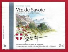 112-23 Etiquette Vin SAVOIE
