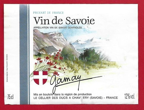 112 etiquette vin savoie - etiquette,