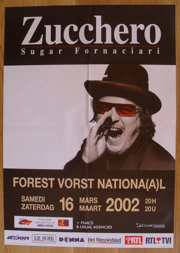 Zucchero affiche concert - affiche,