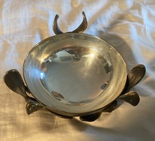 L'Objet Nest Bowl, Brass and Silver Plate, Organic Design Decorative Bowl Leaf