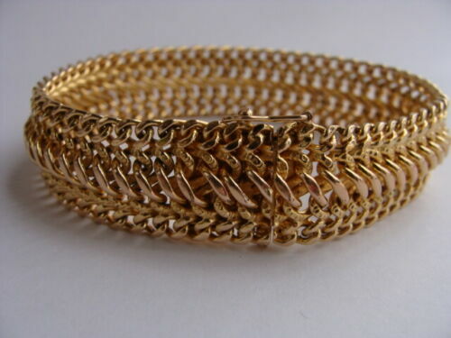 Bracelet plaqué maille - bracelet,