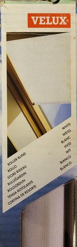 Velux roof window - blind, white