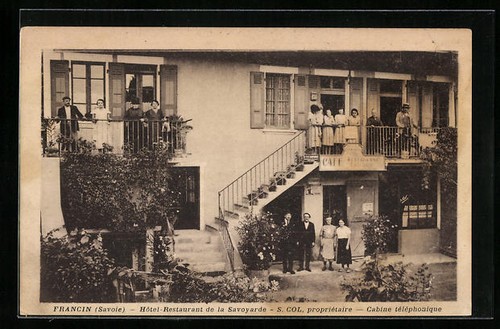 Cpa francin hotel - cpa, francin,