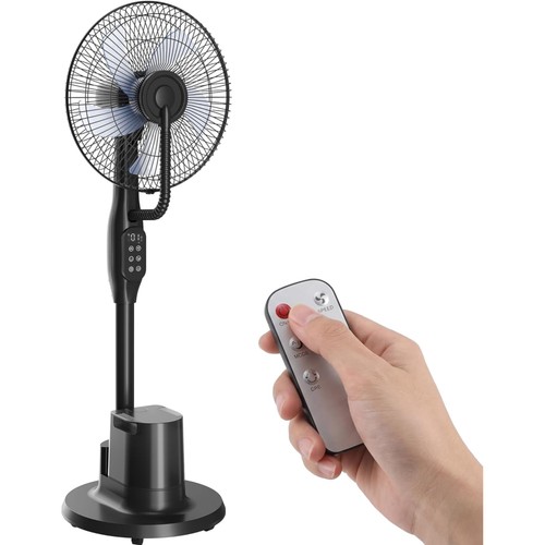Ventilateur brumisateur noir - ventilateur,