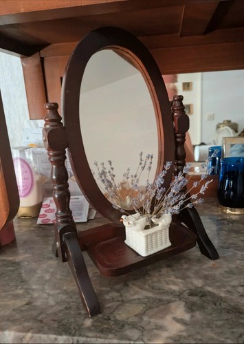 Miroir coiffeuse ovale - coiffeuse,