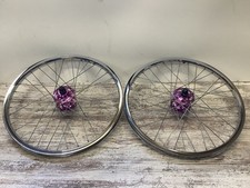 Crupi High Flange Hubs Laced