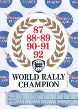 STICKER STICKER VINTAGE STICKER CAR TUNING WORLD RALLY LANCIA