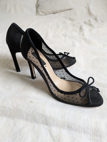 Escarpins daim dentelle - daim, et