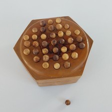 Ancien Jeu Solitaire Artisanal