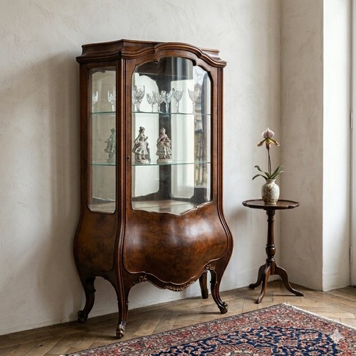 Vitrine ancienne style baroque - ancienne,