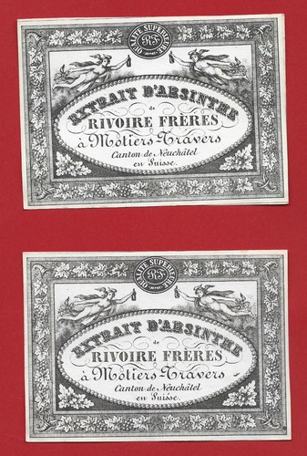Vers 1880 étiquettes - 1880,