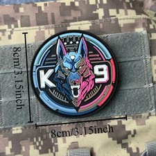 Écusson Patch PVC K9 Chien