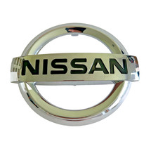 Front Grille Emblem for Nissan Versa 2015 - 2019 Silver Chrome Logo