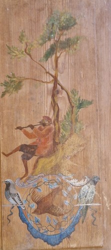 Tableau peinture huile oiseau - tableau,