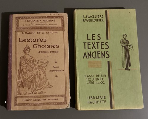 Livres scolaires anciens - livres,