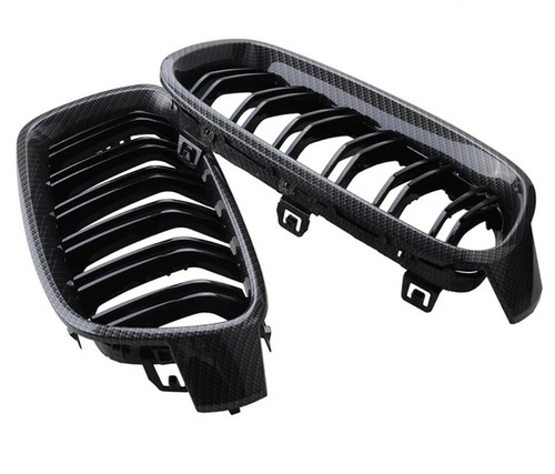 Grille calandre carbone - carbone, noir