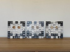 Tableau collage - Triptyque