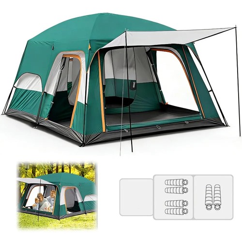 Tente camping familiale - camping, 2