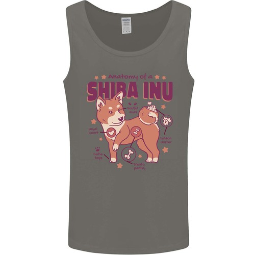 Débardeur pour homme shiba - pour,