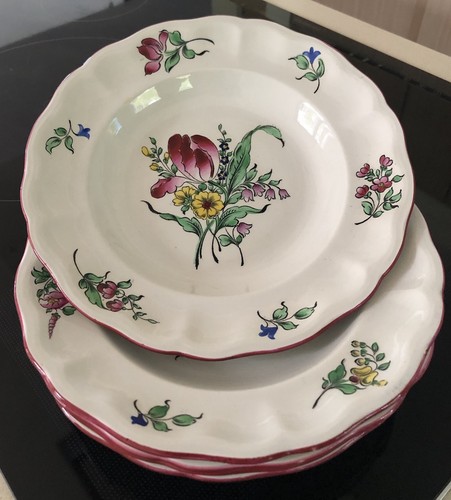 Assiettes creuses luneville - 5,
