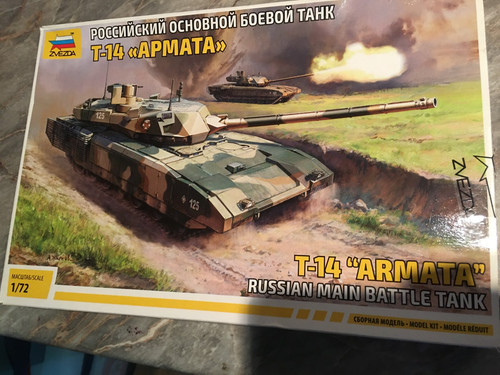 Maquette zvezda char - maquette, 1/72,