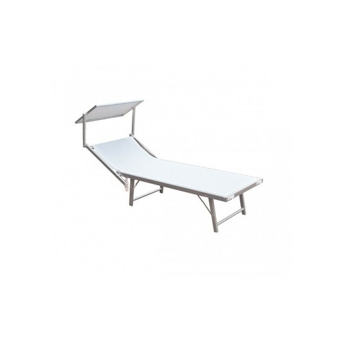 Chaise longue aluminium - longue, en