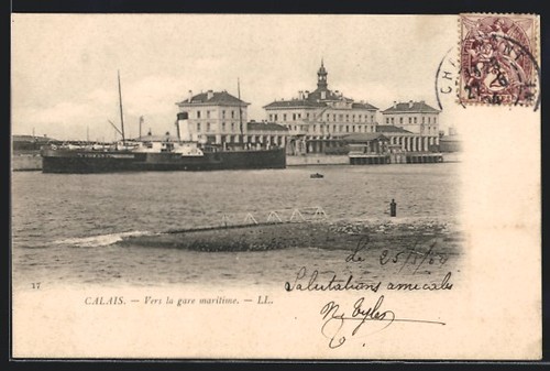 Carte postale calais - carte, la