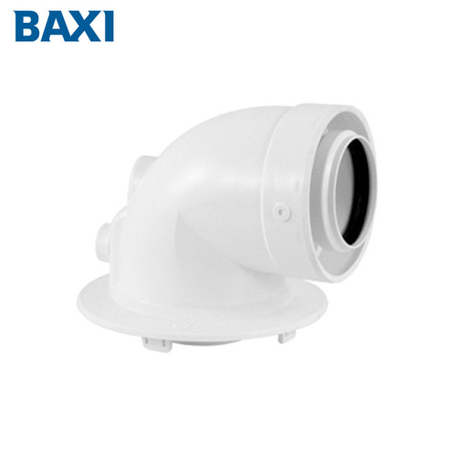 Adaptateur baxi coaxial - 90°,