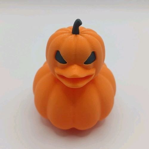 Canard citrouille halloween - citrouille,