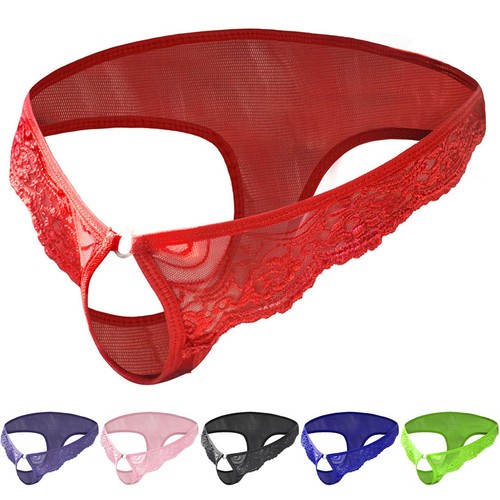 String homme dentelle