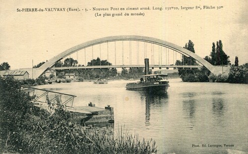 Carte saint pierre vauvray - saint,