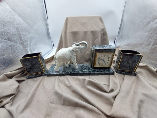 Art deco pendule - pendule, elephant