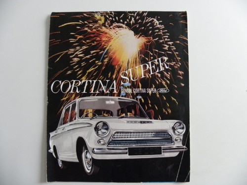 Brochure ford cortina consul - cortina,