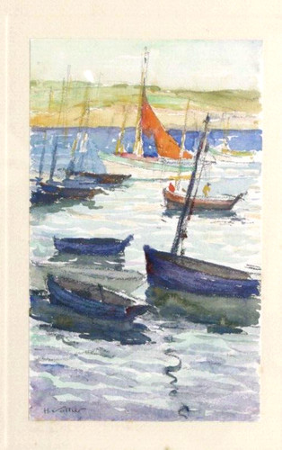 Aquarelle originale début - aquarelle,