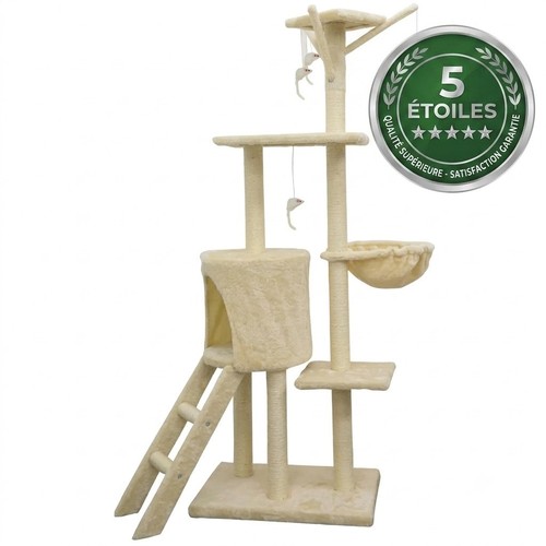 Arbre chat 138 beige - à, cm