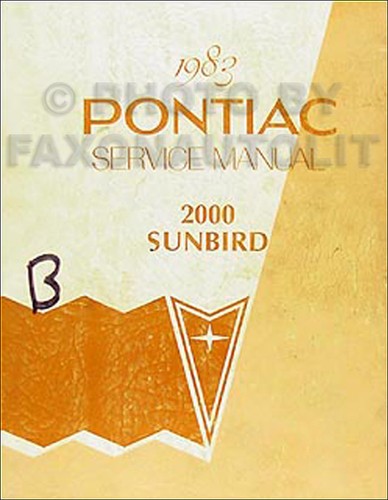 1983 pontiac 2000 sunbird - pontiac,