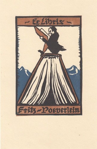 Exlibris planche gravure sur - planche,