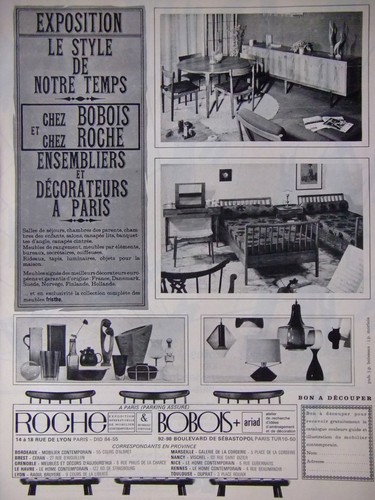 Publicité 1964 roche bobois - 1964,