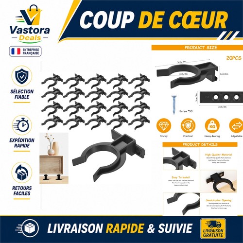 Clips fixation plinthe - clips,