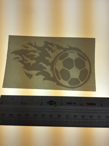 Soccer football flames - soccer,