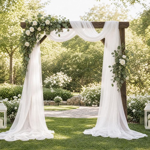 Arche tenture mariage - tenture,