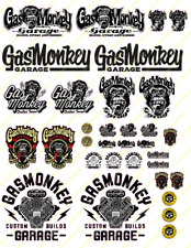 Stickers Gas Monkey Rc scale, rc drift , rc bash