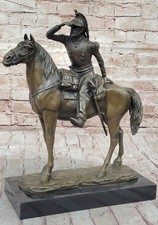 Impressionnant Royal Cheval Protection Napoléon Armée Soldat Général Bronze Deal