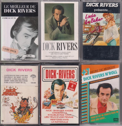 Dick rivers lot cassettes - de, 6