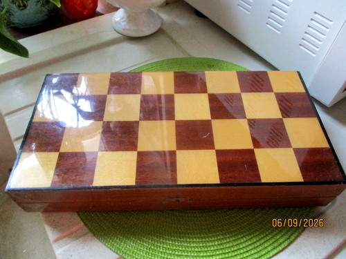 Boite echecs ancienne - boite, avec