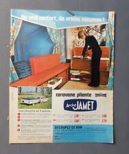 ANTIQUE ADVERT CLIPPING ADVERTISING ADVERTISING 150917 / FOLDING CARAVAN ANDRÉ JAMET