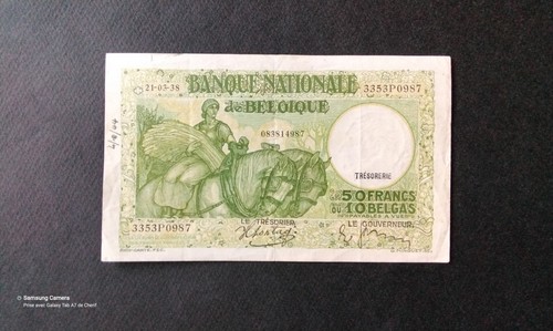 Billet banque 50fr - billet, de