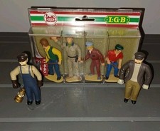 LGB Lehmann Trains 5144 Track Worker Figures *G-Scale* Set Of 4 + 2 Bonus Figure
