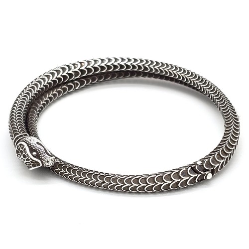 Bracelet gucci snake argent - gucci, en