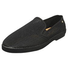 Espadrilles Rivieras Classiques Filet Hommes - Noir - 46 EU